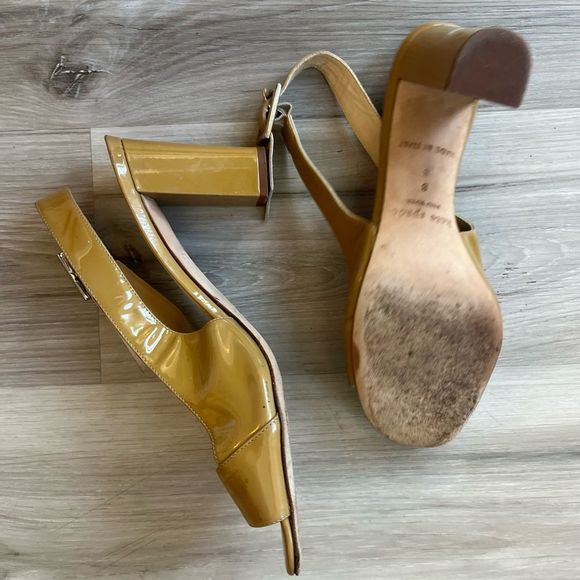 Kate Spade Tan Patent Leather Heels - Picture 8 of 11